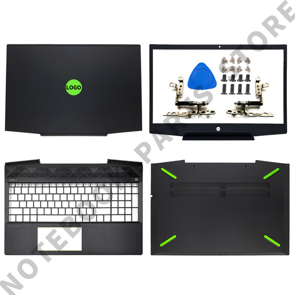 New Laptop For HP Pavilion 15-CX TPN-C133 Series LCD Back Cover/Front Bezel/Hinges/Palmrest Upper Case/Bottom Case Notebook Part