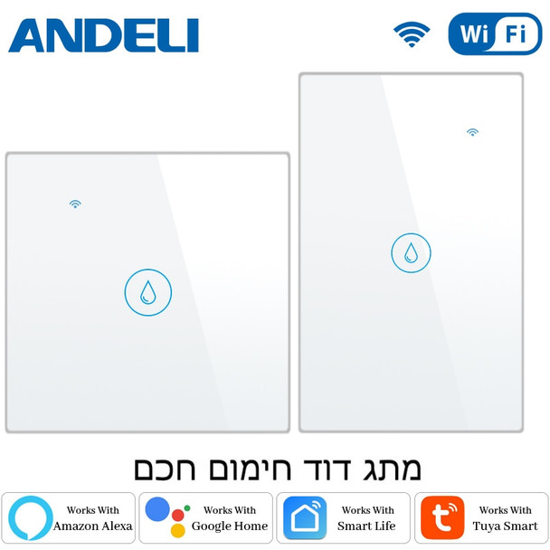 ANDELI WiFi Smart Boiler Switch 20A 4400w Water Heater Smart Life Tuya APP Remote Control Alexa Echo Google Home Voice Control