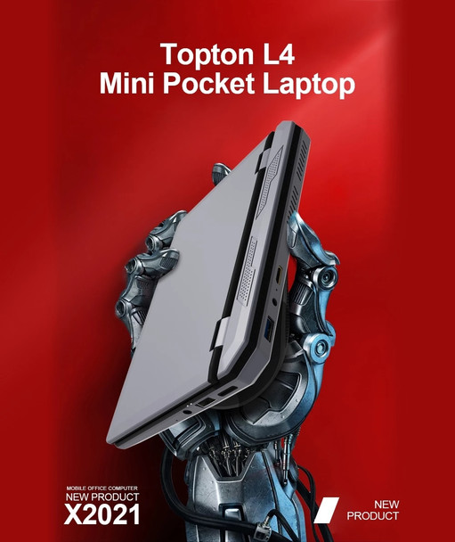 Topton Mini Pocket Gaming Laptop 7 Inch Touch Screen J4105 J4125 12GB DDR4 Max 2TB Ultrabook Notebook 2.0MP Netbook Windows 11