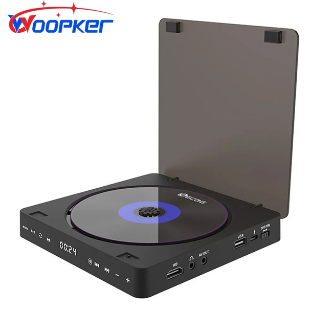 DVD Player for TV CD VCD HD 1080P Video Players Support HDMI AV Connect With USB Input, Headphone 3.5mm Output LED Touch Screen