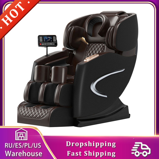 Luxury Electric Leisure Massage Chair Zero Gravity Intelligent Full Body Multi-Function Bluetooth Music U-Shaped Pillow+Shortcut