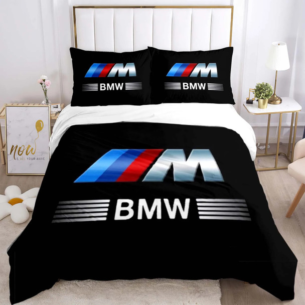 B-BMW Cover With Pillowcases 3D Digital Printed Bedding Set Twin Full Queen King