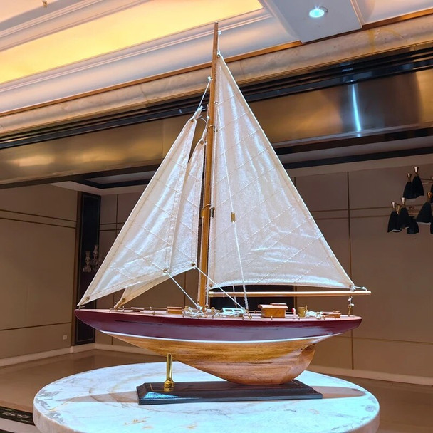 Wooden Sailboat Model Finished Ornaments European Style Old Ship Model Decorative Parts Sailboat Model Ship Ornaments Gifts