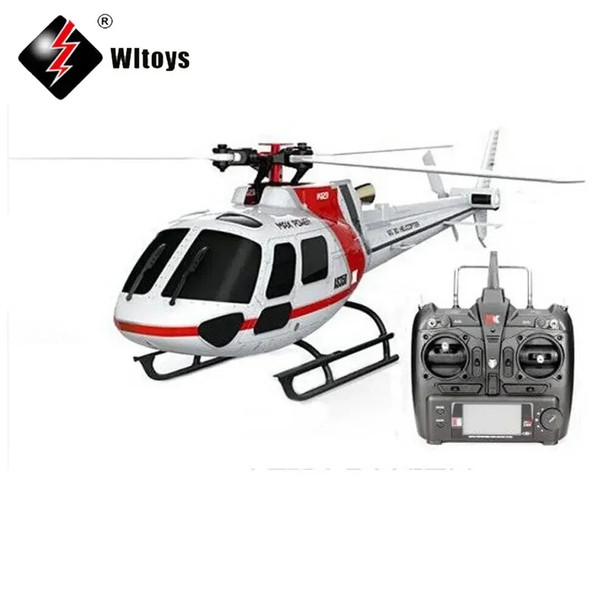 WLtoys XK K123 RC Mini Simulator AS350 Helicopter RTF 2.4G 6CH 3D 6G Modes Brushless Motor RC Quadcopter Drone Toys for Boys