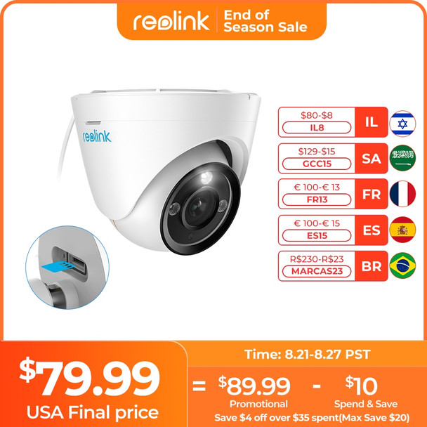 Reolink 4K PoE Security Camera 3X Zoom Outdoor 8MP IP Cam Smart AI Person/Car/Pet Detection Home Protection Surveillance Cameras