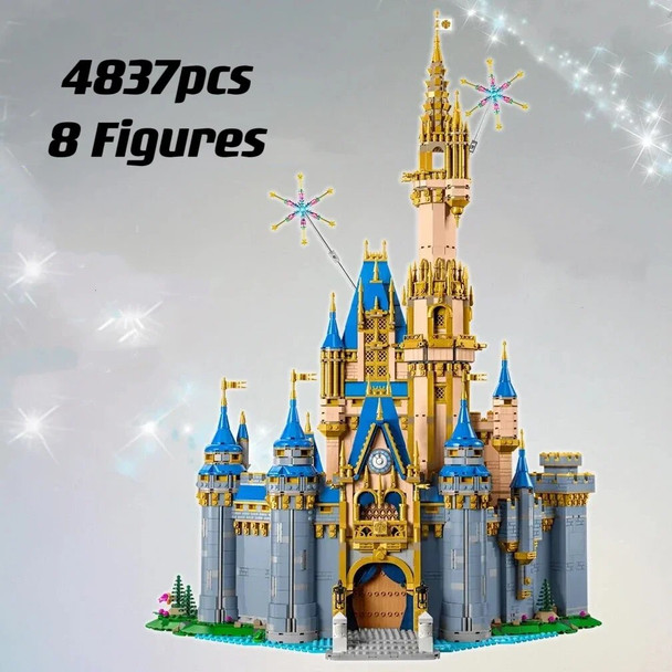 43222 The Princess Castle 100th Anniversary City Street View Royal Clamshell 43225 Model Building Blocks Bricks Kids Toys 71040