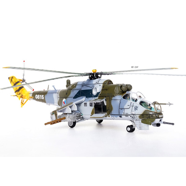 1:72 Scale Mi-24V Meter 24 Female Deer Armed Helicopter Aircraft Model Diecast Alloy Static Display Souvenir Collection Toy Gift