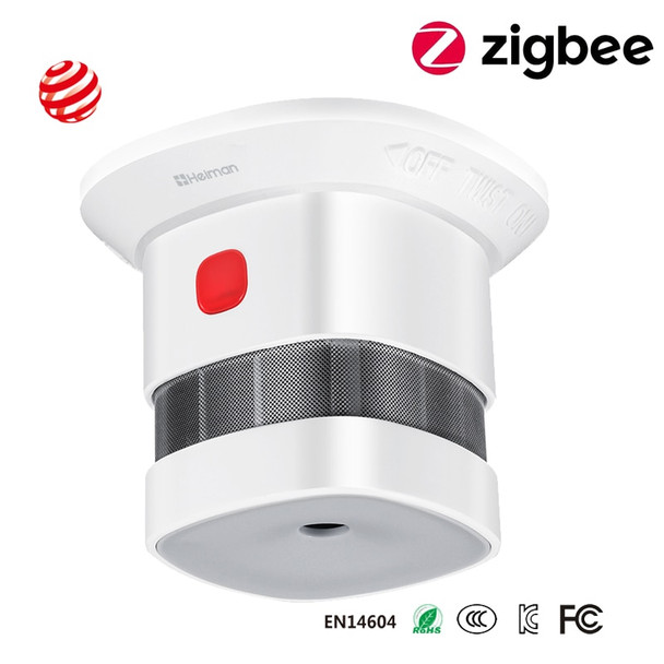 HEIMAN Zigbee Smoke Detector Smart Home system 2.4GHz High Sensitivity Safety Prevention Smoke Sensor for Living Room Kitchen