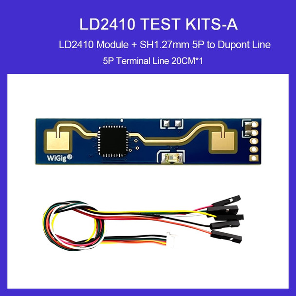 Free Shipping small size HLK-LD2410B radar sensor module smart electronic  24GHz Human Presence Status Sensing