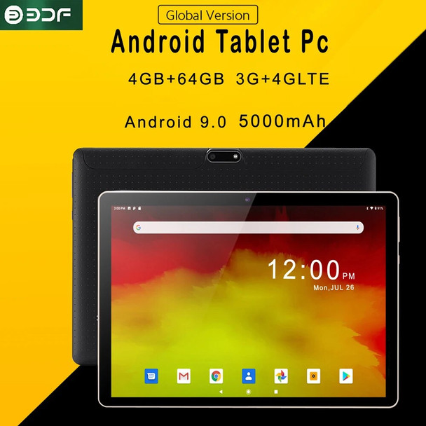 10.1 Inch 2023 New Tablet Android 4G+64GB Global Tablette 3G 4G Phone Call Dual SIM Card or WIFI Google Play Tablets For Laptop