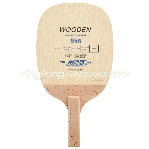 Original YINHE 985 Table Tennis Blade 5 Ply Wood Fast Attack Japanese Penhold Racket Loop Offensive Ping Pong Bat Paddle Original YINHE 985 Table Tennis Blade 5 Ply Wood Fast Attack Japanese Penhold Racket Loop Offensive Ping Pong Bat Paddle