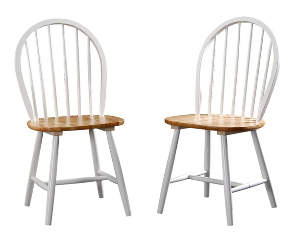 Boraam Farmhouse Wood Dining Chairs Set of 2  Dining Table Set 2 Chairs Restaurant Chair Furniture