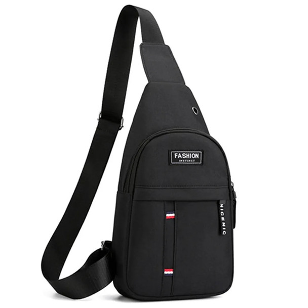 Men Fashion Multifunction Shoulder Bag Crossbody Bag On Shoulder Travel Sling Bag Pack Messenger Pack Chest Bag For Male