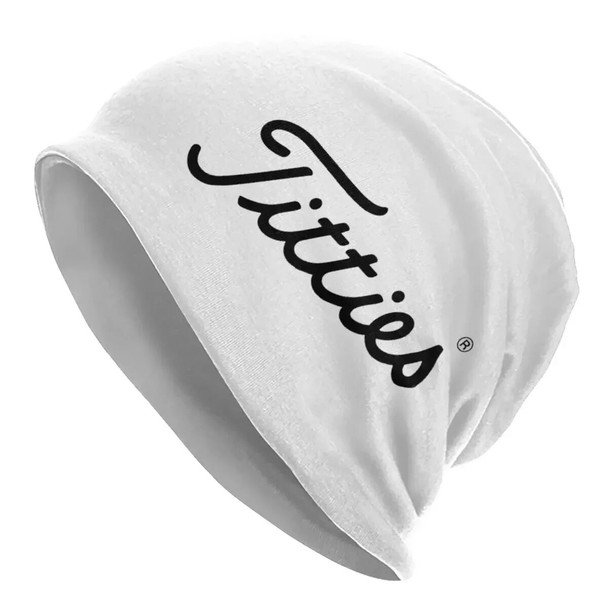 Titties Golf Ball Skullies Beanies Hats Warm Autumn Winter Outdoor Cap Knitted Bonnet Caps for Men Women Adult