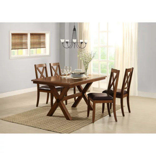 Better Homes & Gardens Maddox Crossing Dining Chair, Set of 2, Brown dining chairs  furniture