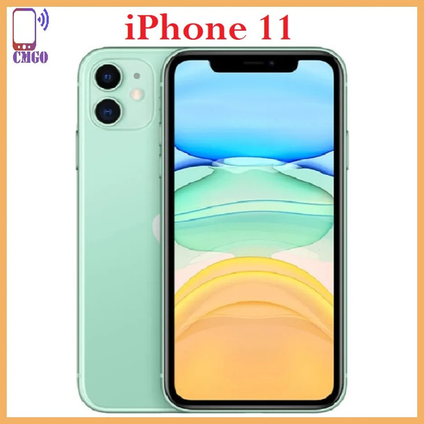 Original unlocked Apple iPhone 11 64GB/128GB/256GB 3110mAh dual 12MP camera A13 6.1 inch LCD screen IOS LTE 4G iphone11