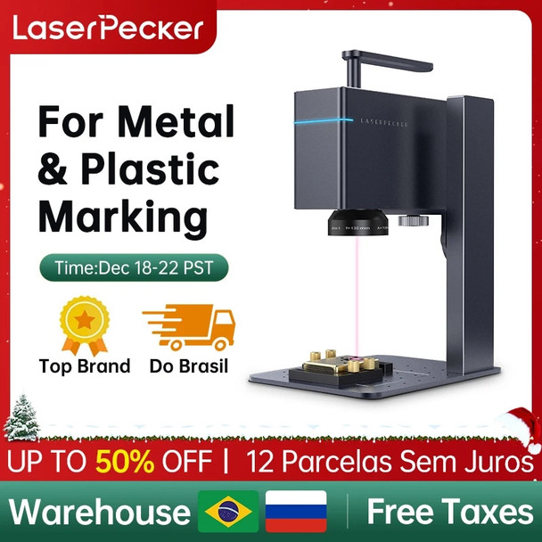 Laserpecker Metal and Plastic Laser Engraver LP3 Portable Laser Engraving Machine Mobile marking machine for production carving