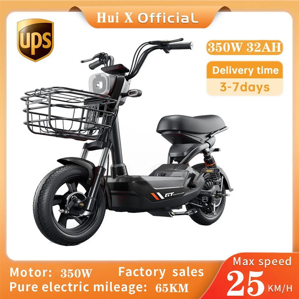 48/60V Electric Motorcycle Adult Electromobile With Portable Simple Riding Instead Of Walking Vacuum Tire