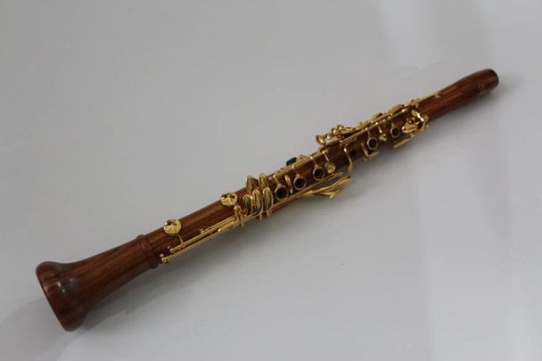 Professional Yellow Pear Wood Wooden Bb Clarinet-Gold Plated 19 Keys-NEW