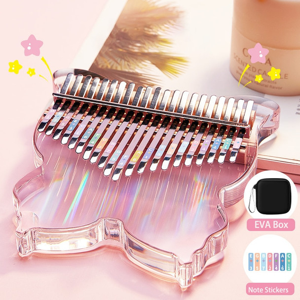 Transparent Acrylic Kalimba 17 21 Key Crystal Thumb Piano Professional Kalimbas Keyboard Piano Musical Instruments Nice Gifts