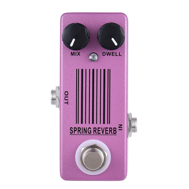MOSKYAUDIO SPRING REVERB MP-51 Mini Single Guitar Effect Pedal True Bypass Metal Electric Guitar Parts & Accessories