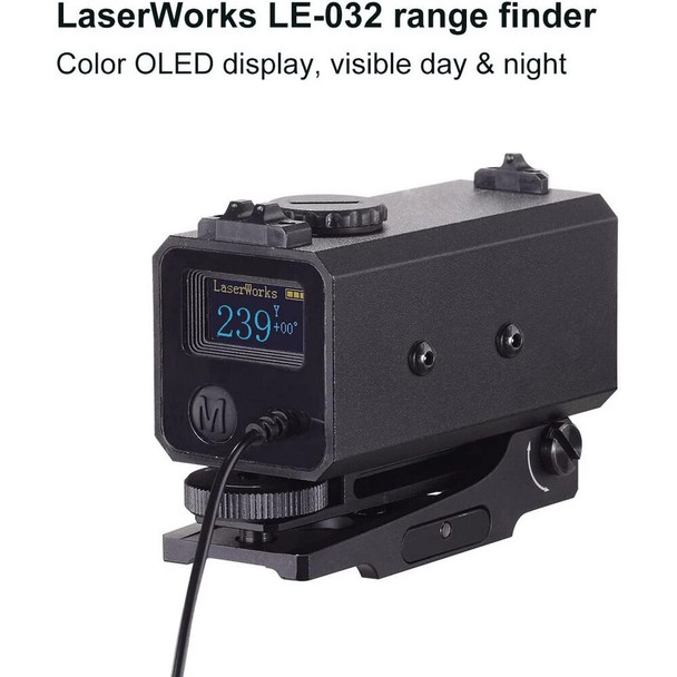 LE032 Laser Aiming Rangefinder Outdoor Laser Range finder Hunting Distance Speed Meter Telescope for Hunting,Hiking Random Color