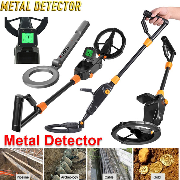 Underground Metal Detector Metal Detector LCD Treasure Gold Digger Sensitive Search Coil Waterproof Treasure Metal Seeker Tool