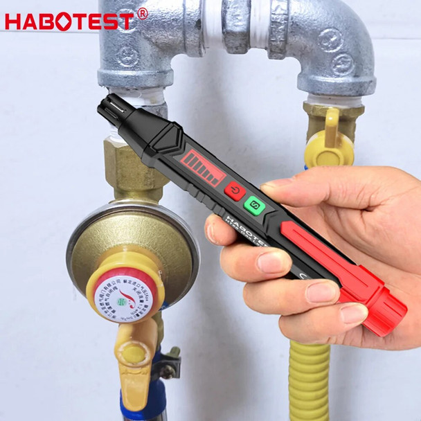 Gas Leak Detector Combustible Gas Detector HT59 HT60 HT61 0-1000PPM Sound & Screen Alarm Mini Gas Detector For Natural Methane