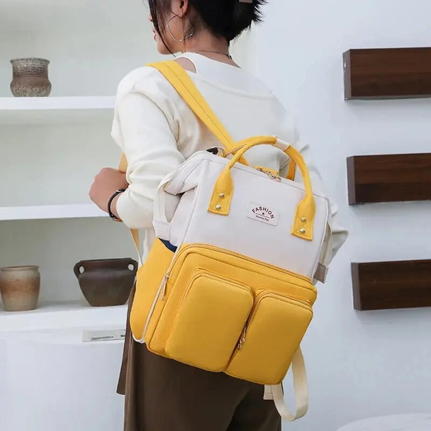 A Large-capacity Mother And Baby Bag Lightweight Multifunctional Mommy Bag Portable Out Waterproof Handbag Women's Backpack