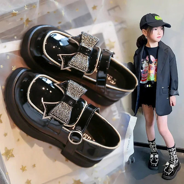 Children‘s Leather Shoes for Toddlers Girls Party Flats Kids Loafers Bowtie 4-9y New Arrival TB2308 Children‘s Leather Shoes for Toddlers Girls Party Flats Kids Loafers Bowtie 4-9y New Arrival TB2308