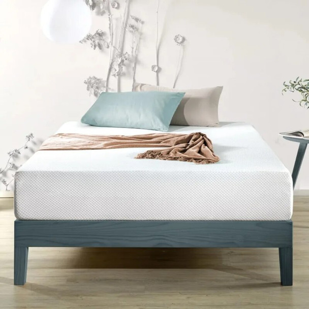 Twin Mattress 10" Memory Foam Green Tea Fresca® by