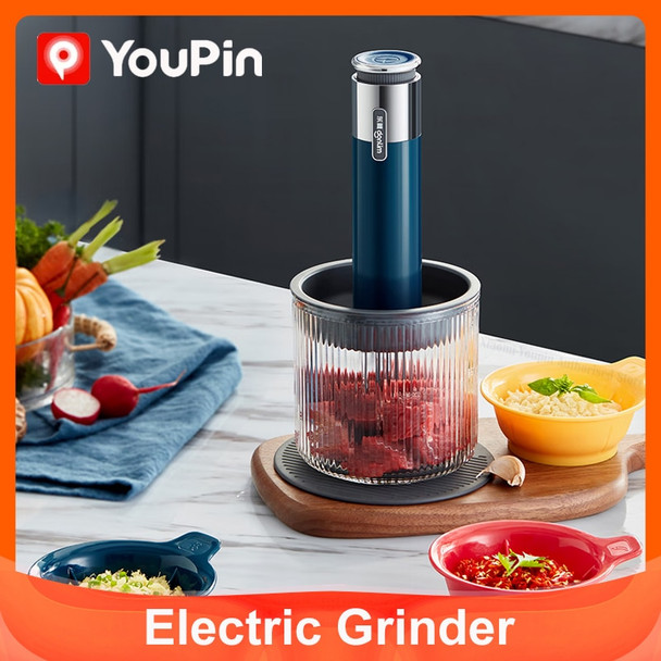 Donlim Mini Electric Chopper Meat Vegetable Grinder for Kitchen Wireless Crusher Baby Food Processor Mixer Mincer Home Appliance