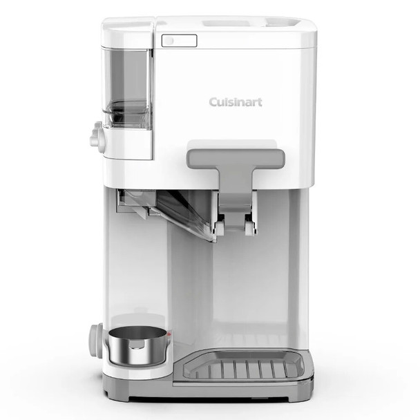 Cuisinart Soft Serve Ice Cream Machine- Mix It In Ice Cream Maker for Frozen Yogurt, Sorbet, Gelato, Drinks 1.5 Quart, White