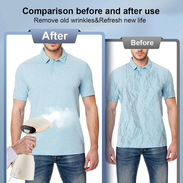 Steam Iron For Clothes Portable Mini Garment Steamer 1500W Powerful Electric Handheld Vertical Steam Iron Clothes For Travel Steam Iron For Clothes Portable Mini Garment Steamer 1500W Powerful Electric Handheld Vertical Steam Iron Clothes For Travel