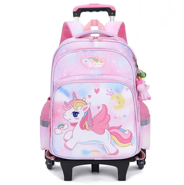 School Trolley Bag for girls kids School Rolling backpack School Wheeled backpack Bag School bags with wheels Trolley Satchel