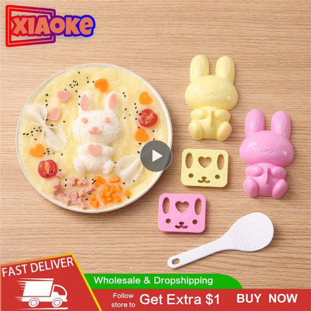 1~10PCS Easy To Demould Rice Ball Mold Safety Material Easy To Clean Sushi Utensils 40g Sushi Mold Kitchenware Simple To Use