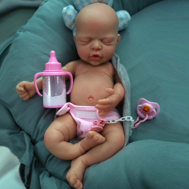 12" Micro Preemie Full Body Silicone Baby Doll Boy "Liam" & Girl "Nova" Lifelike Reborn Doll Surprice Children Anti-Stress