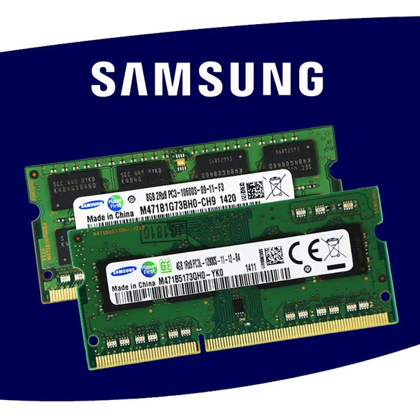 SAMSUNG 8GB 4GB 2GB 2G 4G PC2 PC3 PC3L DDR2 DDR3 667Mhz 800Mhz 1333hz 1600Mhz 5300S 6400 8500 10600 Laptop Memory Notebook RAM