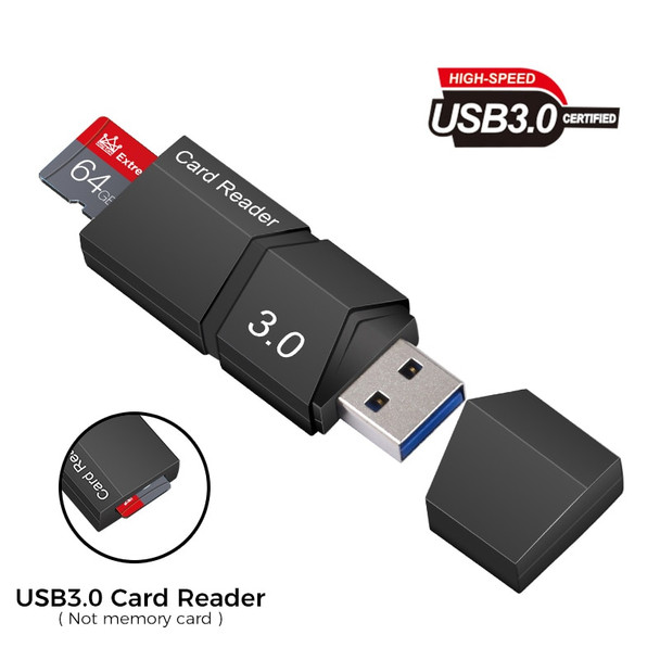 Usb 3.0 / 2.0 Flash TF Memory Card Reader / Micro Mini SD Card Adapter / 2 in 1 USB Card Reader for Micro Card SD Cards
