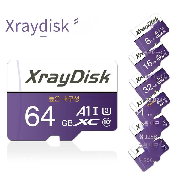 Xraydisk Memory Card Microsd 128GB 64GB 32GB High Speed Flash TF SD Card Flash Card