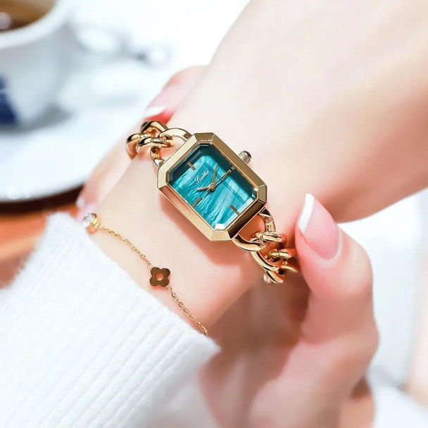 Women's Luxury Watch Elegant Unique Bracelet For Women Original Brand Fashion Wristwatch Stainless Steel Band