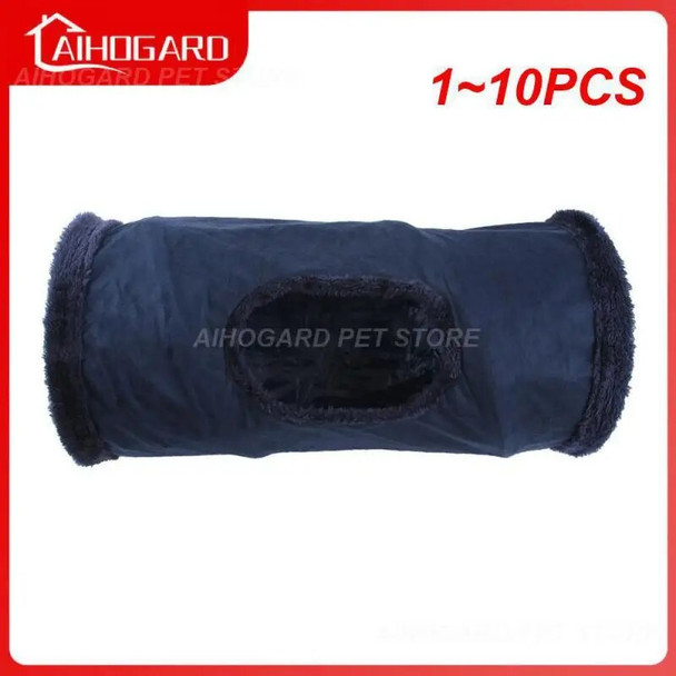 1~10PCS Foldable Cats Tunnel Pet Cat Toys Kitty Pet Training Interactive Fun Toy Tunnel Bored For Puppy Kitten Rabbit Play