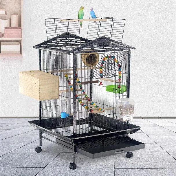 Vintage Large Bird Cage Chinchilla Feeder Carrier Hamster Balcony Pigeon Bird Cage Dog Accesorios Para Jaulas Habitat Decor