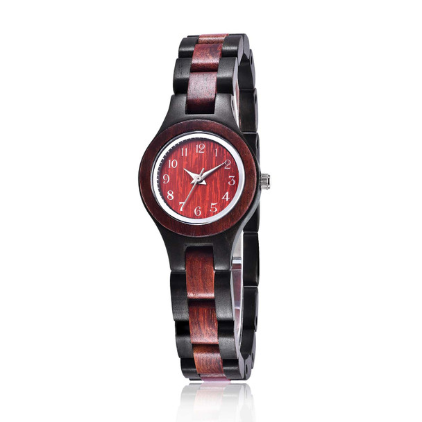TJW T8031 Original Rosewood Wooden Dial Fashion Casual Quartz Watch Simple Men's Watch
