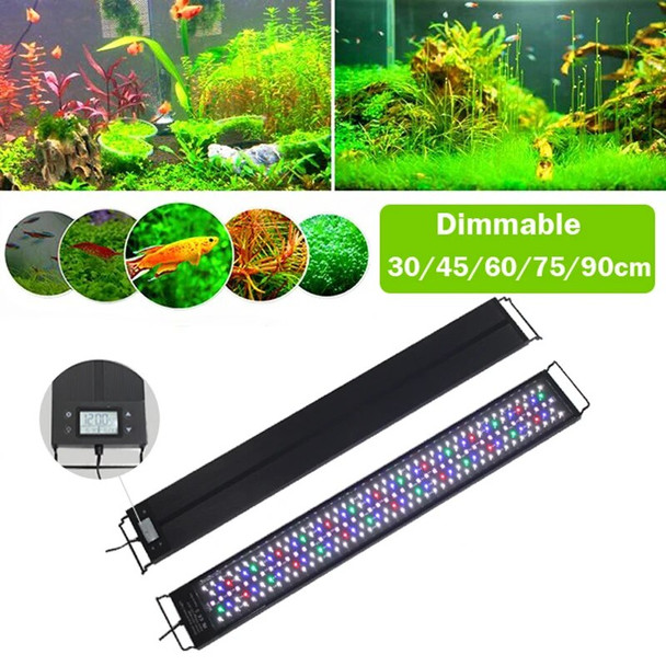 24-48inch IP65 Programma 18-68W WRGB LED Aquarium Light with Timer Waterproof Fish Tank Decor Lighting Planted Lights EU plug