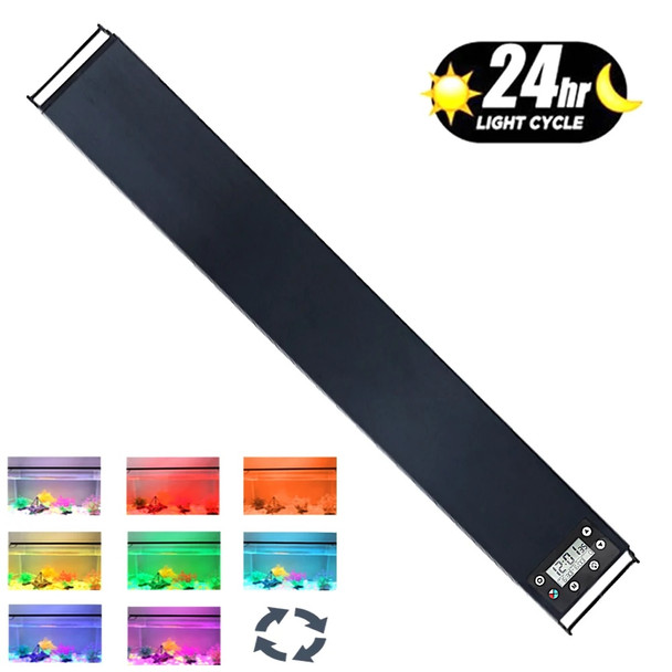 120cm Aquarium 24/7 Full Spectrum Lighting LED Light IP68 Waterproof Fish Tank Decoration Plant Growth Dimmer Lamp 100V-240V 120cm Aquarium 24/7 Full Spectrum Lighting LED Light IP68 Waterproof Fish Tank Decoration Plant Growth Dimmer Lamp 100V-240V