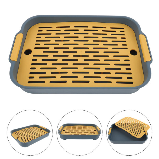 Rabbit Toilet Hamster Accessories Litter & Housebreaking Cage for Rabbits Pet Bunny Potty Small Supply Cat