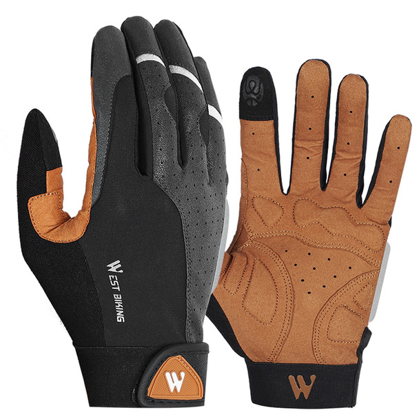 Touch Screen Men Sports Cycling Gloves Women MTB Bike Gloves Motorcycle Bicycle Gloves Fitness Running Gym Riding WEST BIKING