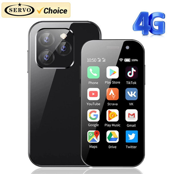 SERVO 3.0 inch Mini Smartphone Global 4G LTE Android 9.0 2GB 16GB 2000mAh OTG GPS Camera 2 SIM Card Portable Small Mobile Phone