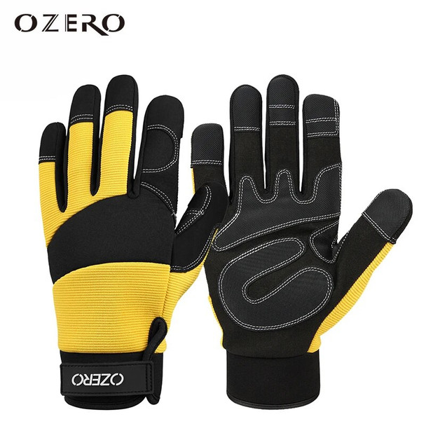 OZERO Gardening Gloves Touchscreen Breathable Work Working Welding Safety Sports Moto Cycling Summer Glove For Women And Man